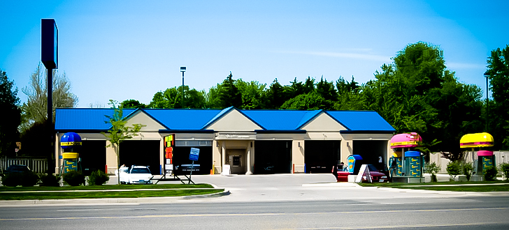 Self service carwash bays at 728 Exeter Road Miami Car Wash London Ontario